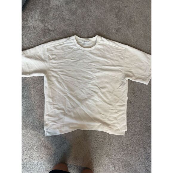 NWOT The Frankie Shop Memphis Fleece Set in White, M/L $250 E43 - Picture 7 of 8